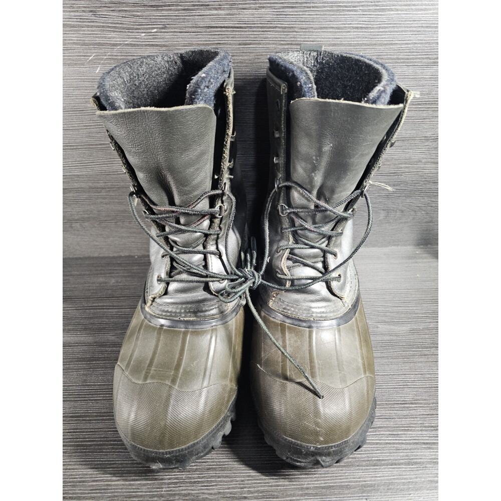 Lacrosse Iceman Insulated Rubber Boots Steel Shank Leather Upper Shoe Size 11 - Picture 3 of 7
